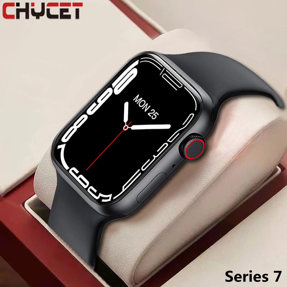 CHYCET 2022 IWO Смарт-часы для мужчин и женщин серии 7 спортивные 44 мм Bluetooth Вызов
