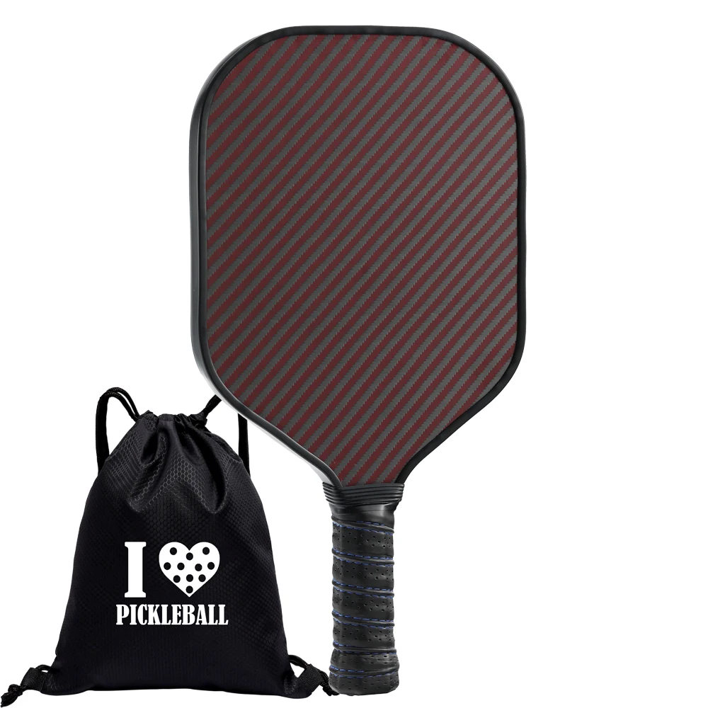 

KEVLAR-Pickleball Paddles for Men and Women, Carbon Fiber Surface, PP Honeycomb Core, Comfortable Grip, Pickle Ball Racket Bag