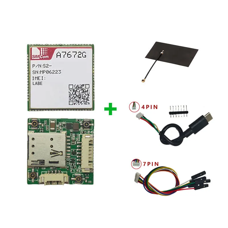 

SIMcom A7672E-LASE A7672E-FASE A7672SA-LASE A7672SA-FASE A7672G-LABECAT1 Основная плата, поддержка данных + голос 1 шт
