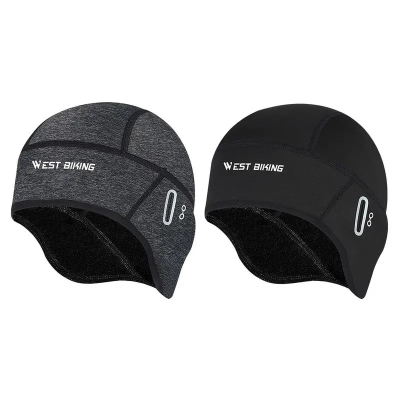 

Winter Cycling Cap Helmet Liner Skull Thermal Hat Windproof Ski Cap Soft Beanie Hat MTB Road Bike Headwear For Cycling Riding