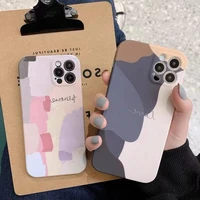 art retro abstract geometry phone case for iphone 13 12 11 pro xs max xr x 7 8 plus 12 11 cases cute soft liquid silicone cover