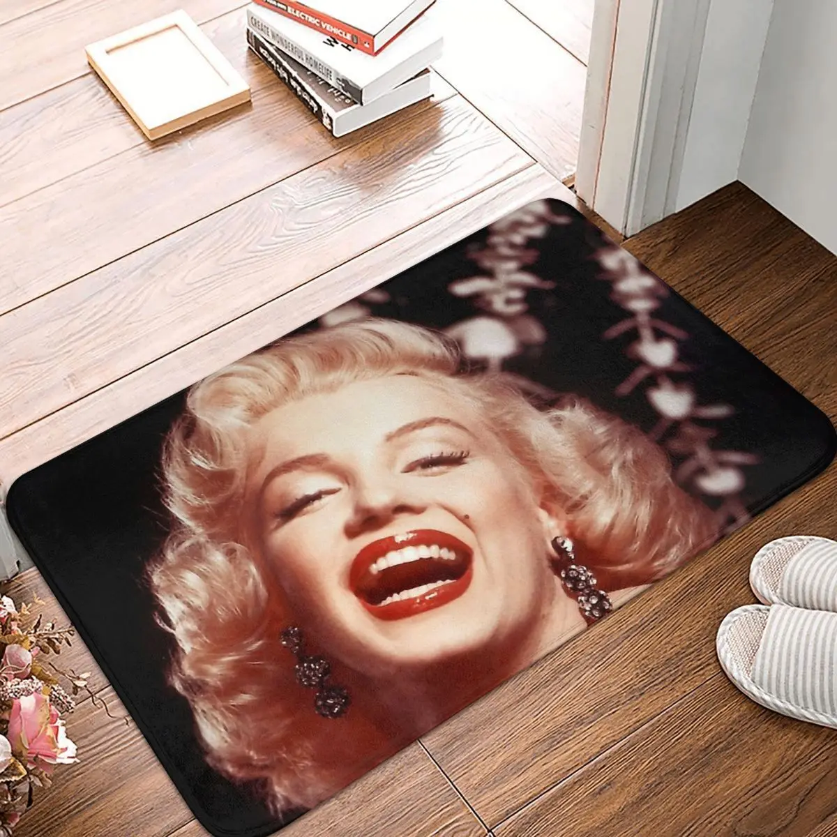 

Marilyn Monroe Sexy Goddess Bedroom Mat Beautiful Smile Doormat Living Room Carpet Entrance Door Rug Home Decoration