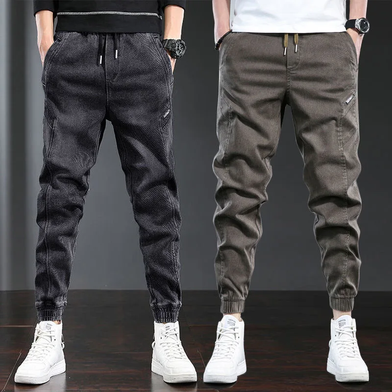 Winter Jeans Men Black Slim Fit Stretch Pants Jeans Casual Trousers Male Plus Size 4XL 5XL  Smart Casual Kargo Pantalon Kadın