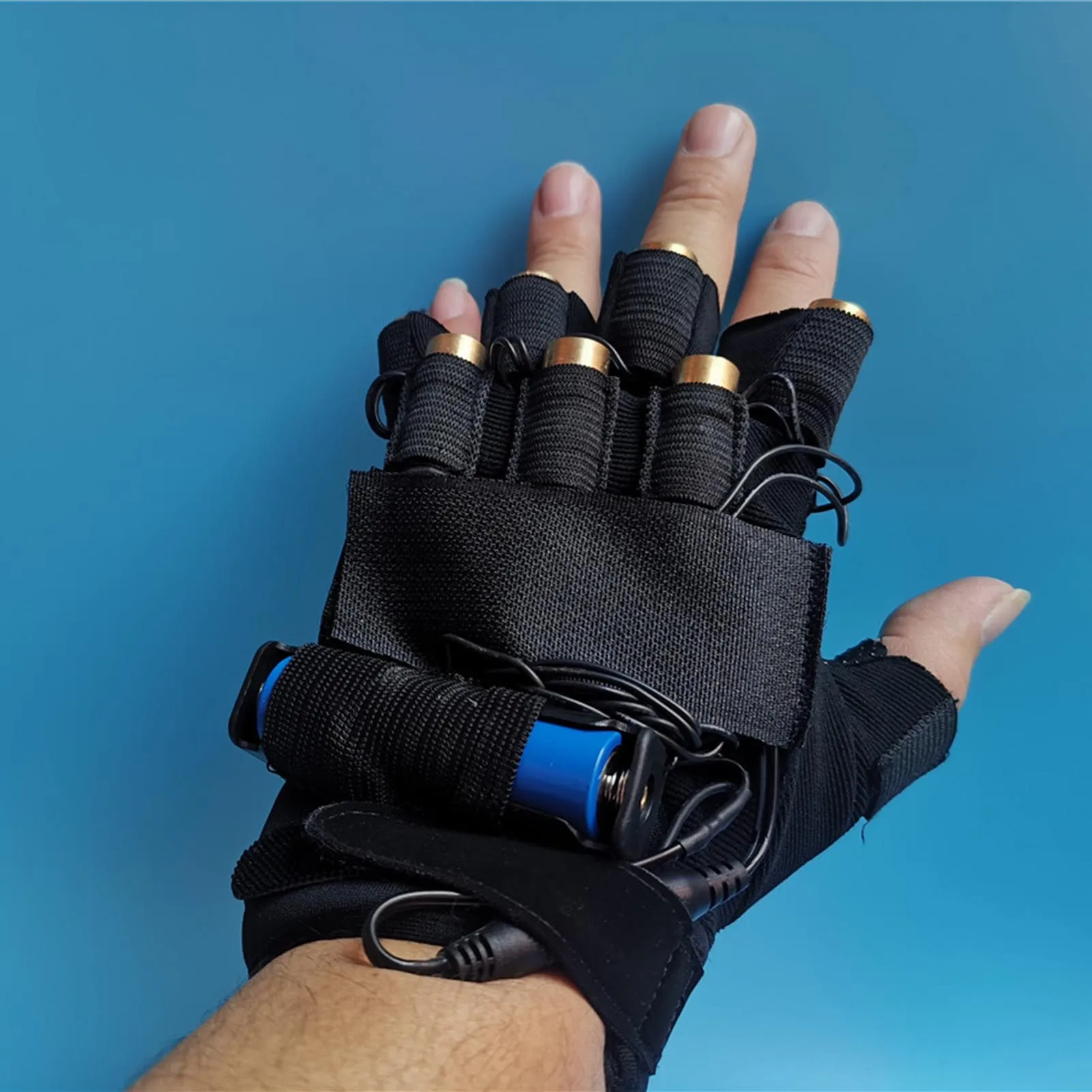 7 шт. светящиеся кольца лазерные перчатки с RGB-лучом |