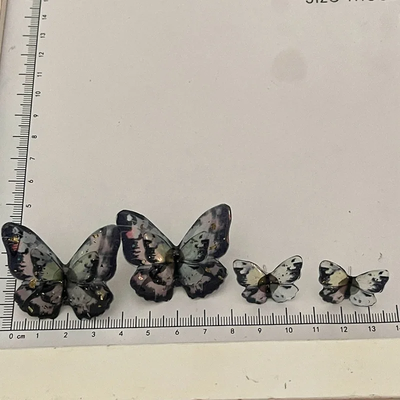 

Super Fairy Three-dimensional Butterfly Earrings Sweet Temperament Advanced Sense 925 Silver Needles Exquiste Personality 2023