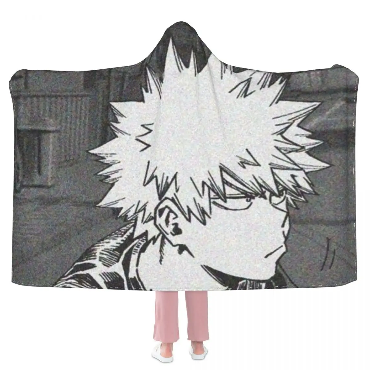 

Одеяло Bakugou Katsuki с надписью «Push Your Limit», «Моя геройская Академия», удобное худи, Флисовое одеяло, зимнее мягкое Дешевое покрывало