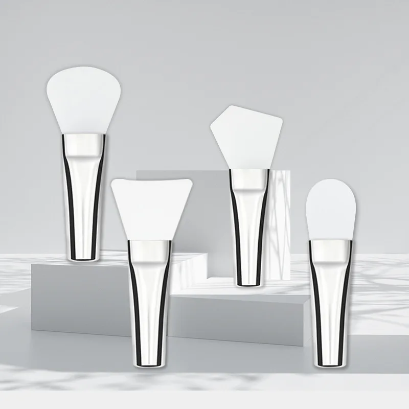 

Новая силиконовая щетка для маски с металлической ручкой, портативный набор, силиконовая щетка для маски от грязи, щетка для кондиционирова...