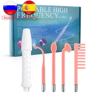 4 in 1 high frequency electrode wand electrotherapy glass tube beauty equipment acne spot remover facial skin care spa