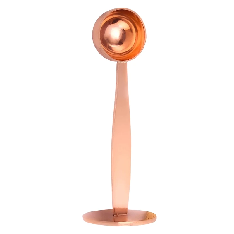 

Stainless Steel Coffee Scoop 2-In-1 Espresso Measure And Tamper Spoon Espresso Machine Faithful Companion