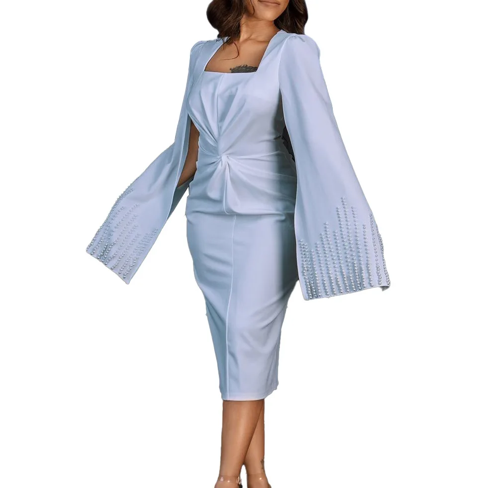 

Африканская одежда, африканские платья для женщин, летняя мода, африканские женщины, красный, белый, желтый полиэстер, Платье До Колена