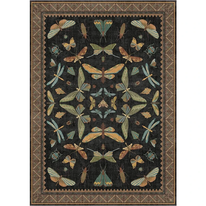 

Ретро ковёр из полиэстера для гостиной