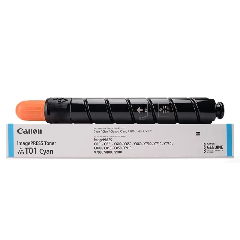 1 компл./KCMY оригинальный новый тонер-картридж T01 для Canon imagePRESS C60 C65 C600 C650 C700 C750 C800 C850