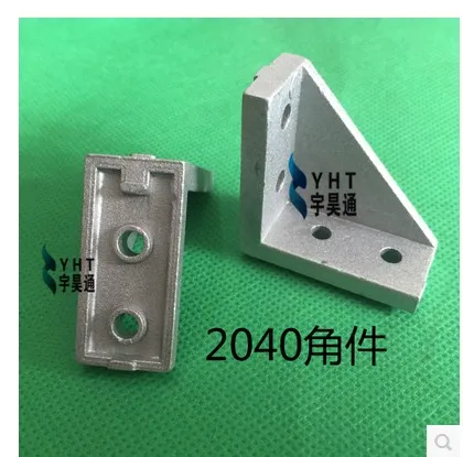 

Угловой фитинг 2040, угловой алюминиевый фитинг 38x38 L, Соединительный кронштейн, совместимый с использованием промышленного алюминиевого про...