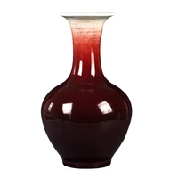 ceramic chinese honglang hy living room vase handmade vintage glaze porcelain vase decoration