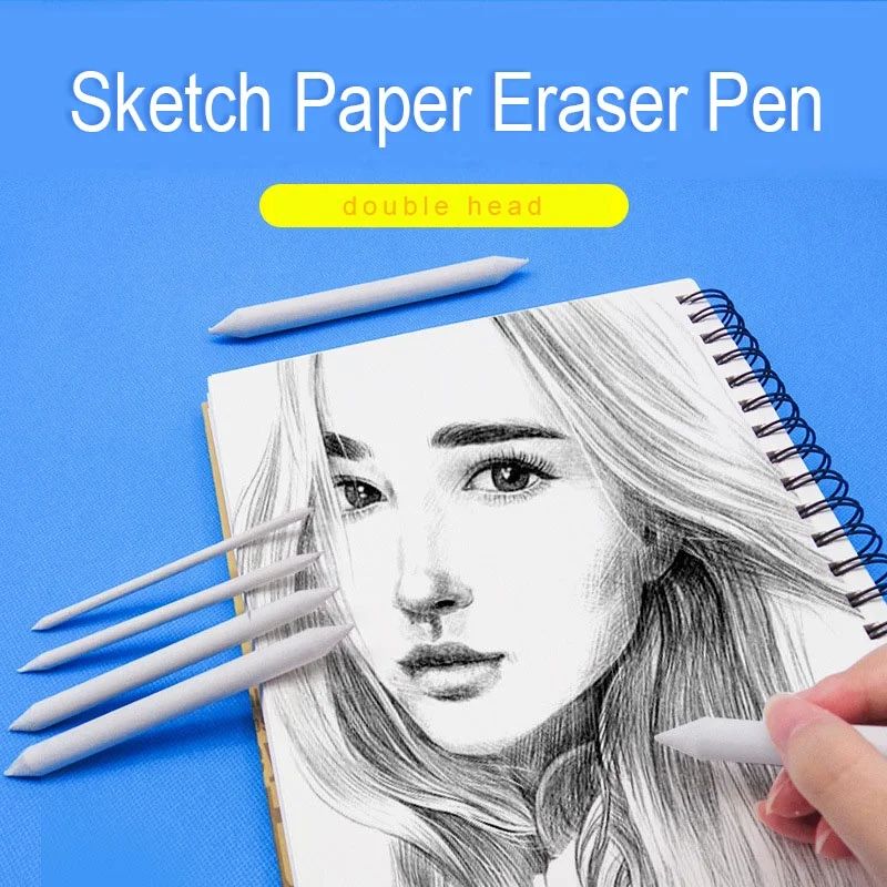 

3/6/8 Pcs Set Stirring Stump Stick Sketching Art White Sketching Charcoal Sketching Tools Xuan Paper Pen Artist art Supplies