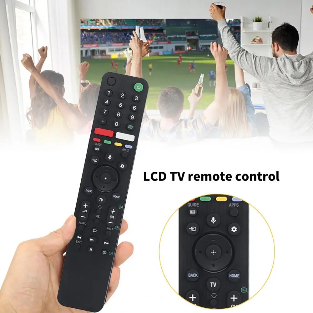 

TV Remote Comfortable Hand Feeling TV Remote Control Wear-resisting Remote-Control Compact Smart IR Television Remote Control