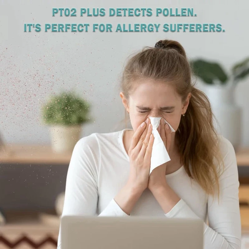 Монитор качества воздуха Wi-Fi обнаруживает пыльцы/TVOC/CO/CO2/PM2.5/1.0/Temp/RH контроллер Iot