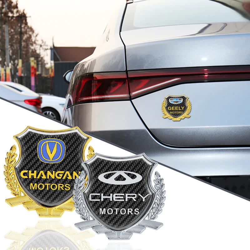 

1pcs Car Wheat Ears Labeling Waterproof Sticker Decal for Geely Ic Panda Ck Emgrand Ec7 Mk Gc7 X7 GE SC7-RS Sport Accessories