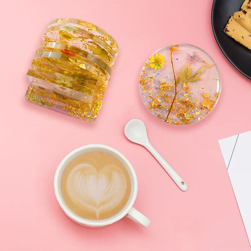 Подставка-держатель для подстаканника круглая креативная форма сделай сам