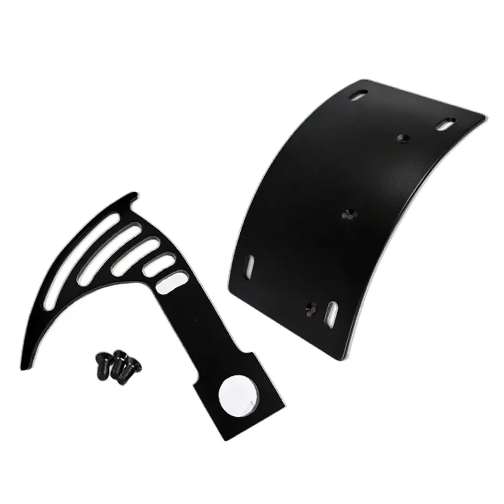 

Universal Motorcycle Black Plate Holder Bracket