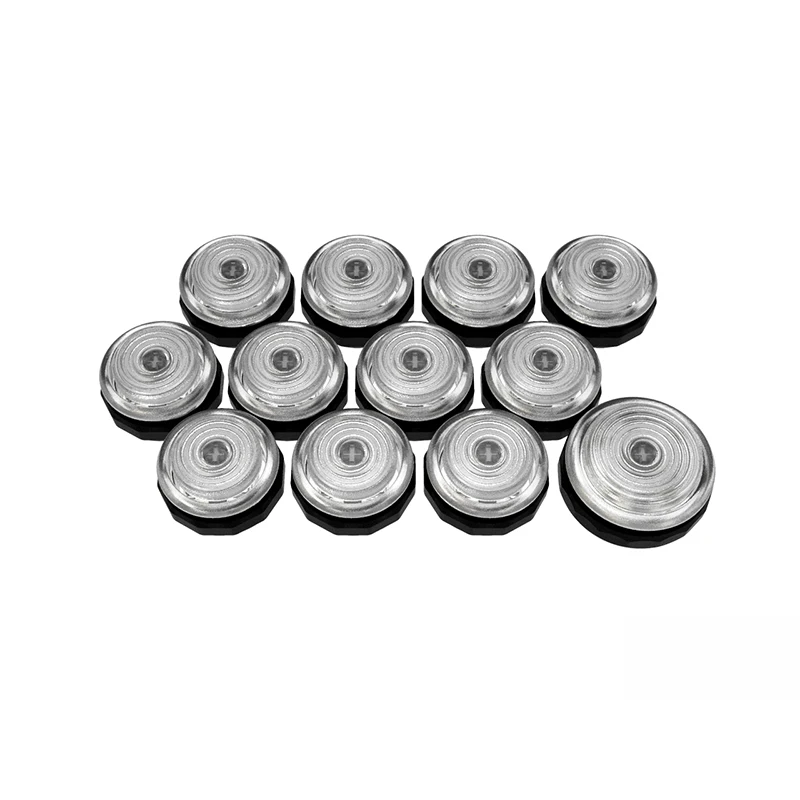 1pcs 30mm 11pcs 24mm Crystal Slim Mechanical Screw Buttons With TTC Low Profile RGB Speed Red Switches Hot Swap