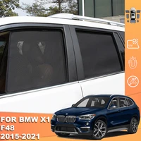 for bmw x1 f48 2015 2022 f 48 magnetic car sunshade shield front windshield frame curtain rear baby side window sun shade visor
