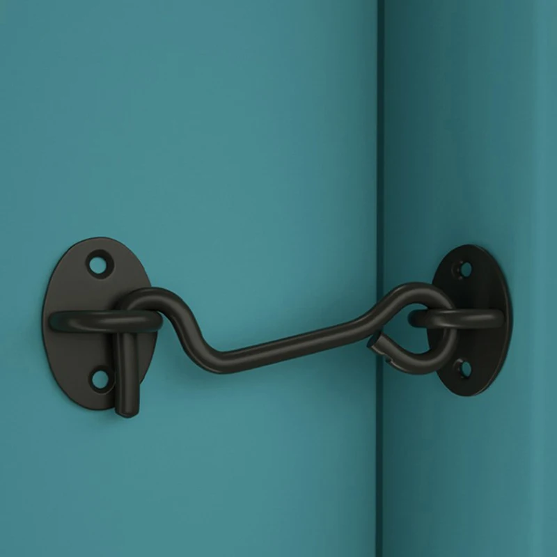 

1 Set Barn Door Lock Sliding Door Lock Barn Gate Latch Stainless Steel Hook L