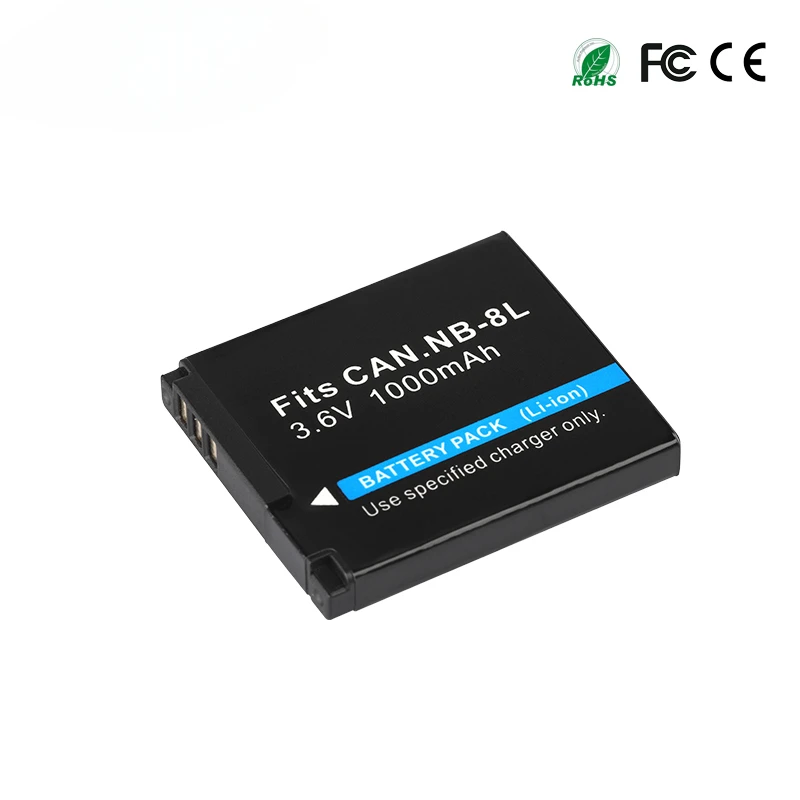 

NB-8L NB 8L Battery For Canon PowerShot A3300 A3200 A3100 A3000 A2200 A1200 IS 1000mAh Camera Battery