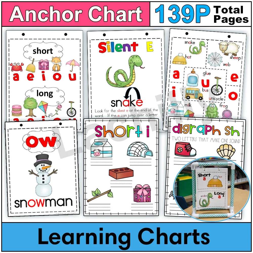Все о Vowels Anchor/Откидная Таблица и интерактивные телефоны для детей Обучающие