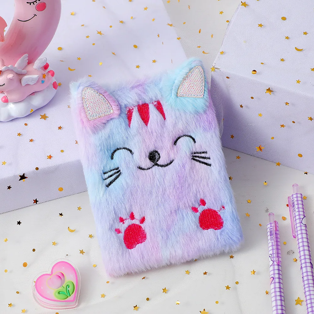 

JESJELIU Плюшевый блокнот с котом