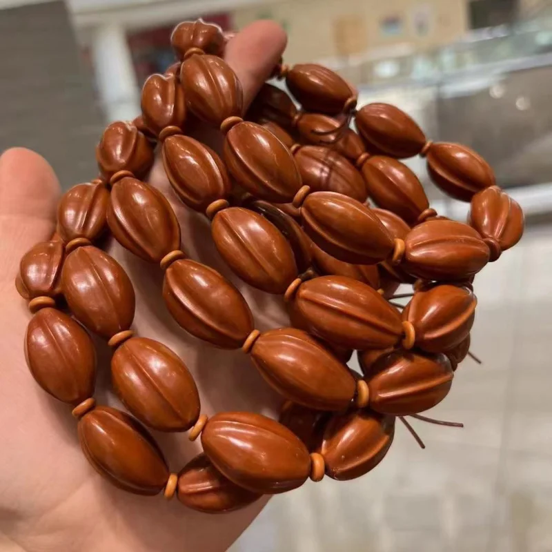 Новое ожерелье Jujube с изображением оливковой ореховой акулы бусины для молитвы