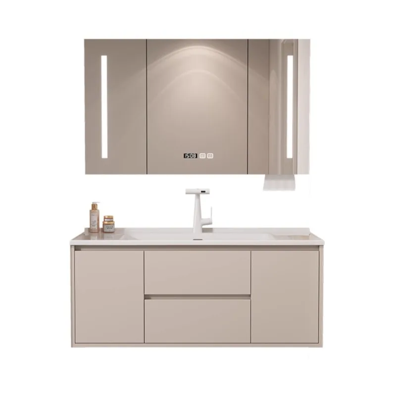 Узкие Шкафы для ванной комнаты зеркальная раковина умный угловой ящик шкафы