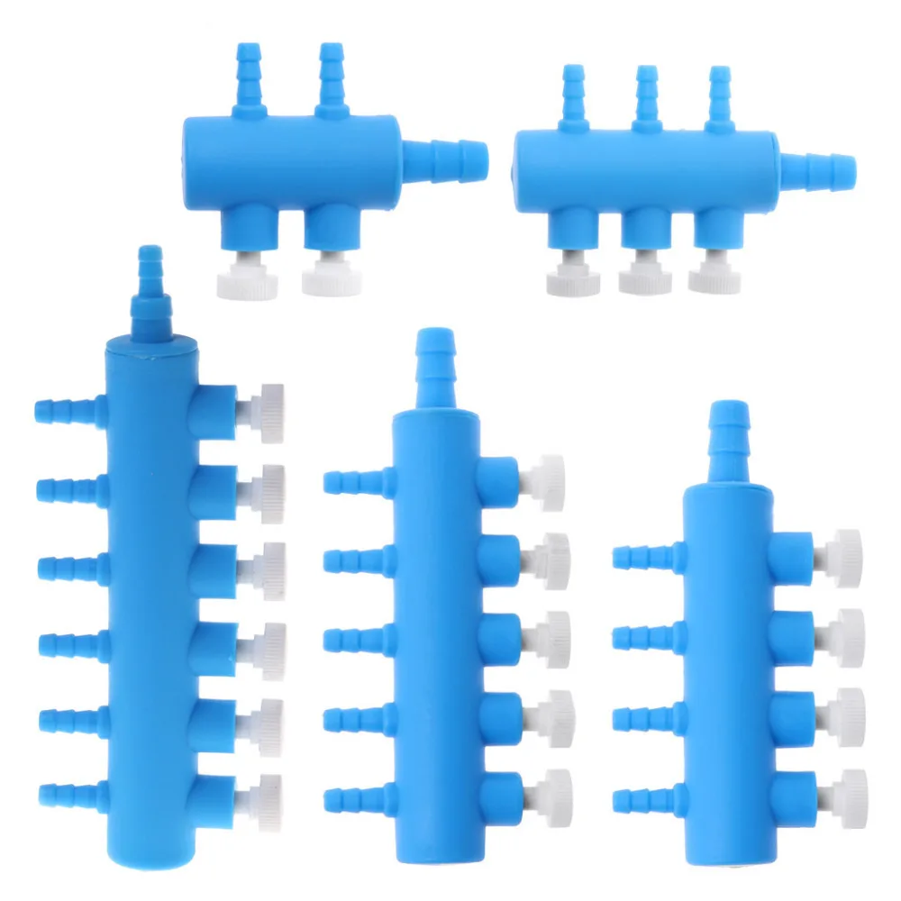 

Fish tank oxygenation pump blue regulating valve aquarium air volume shunt valve shunt oxygen pump air discharge plastic