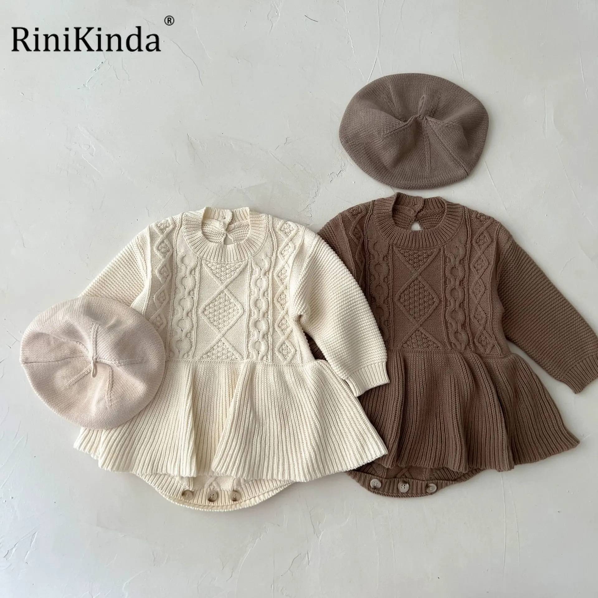 

RiniKinda 2023 Spring Baby Clothes Romper for Newborns Bodysuit Children's Clothing Girl Bodysuit Overalls Baby Girls Costume