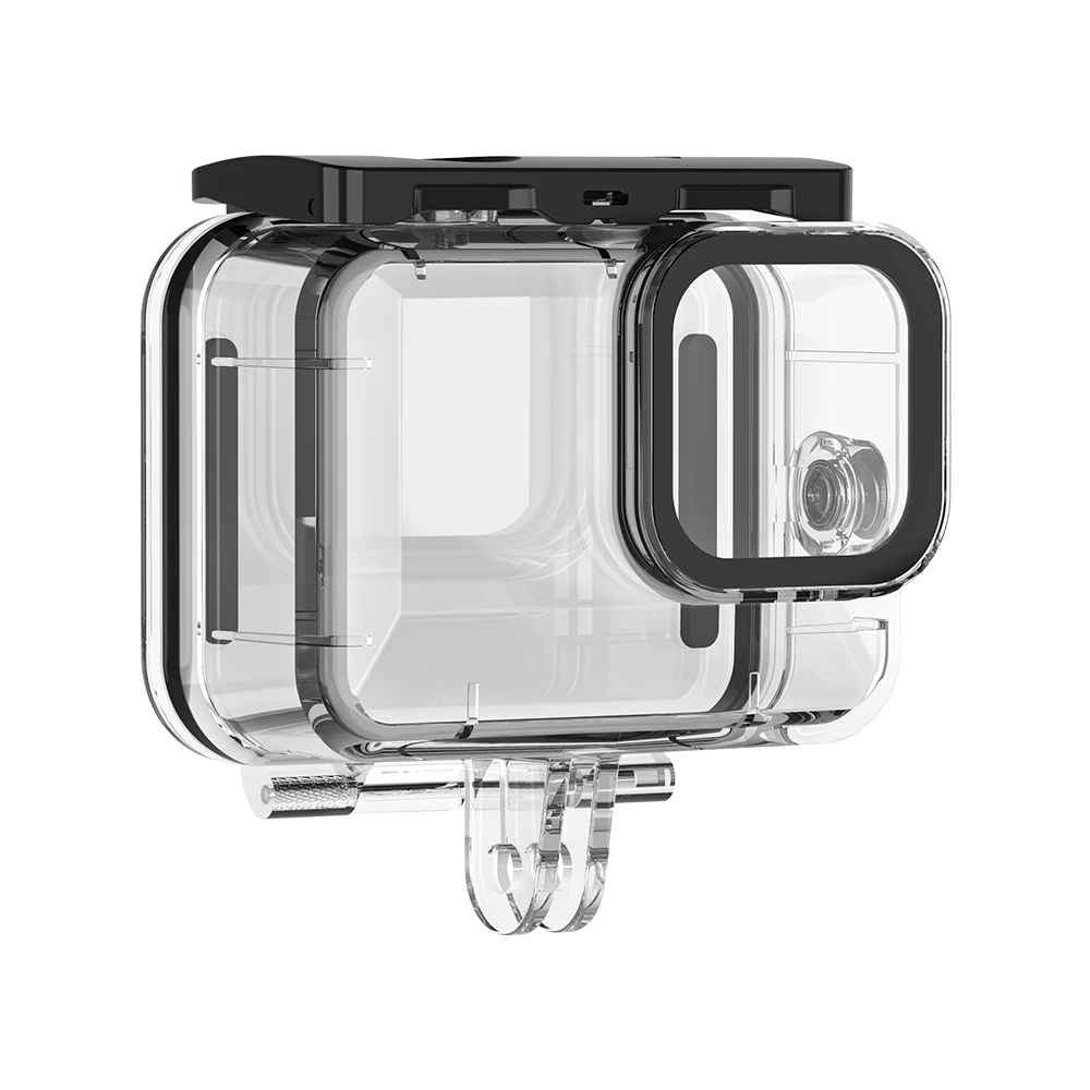 TELESIN 45 м водонепроницаемый корпус для Gopro Hero 10 9 черный Дайвинг Защитная подводная