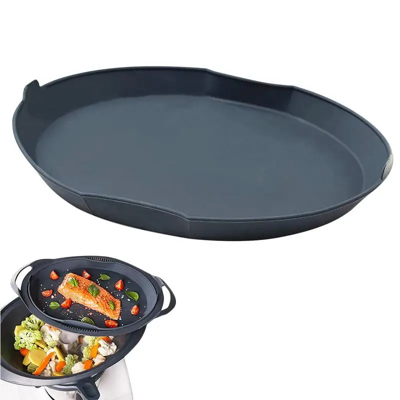 

Silicone Reusable Air Fryer Silicone Pot Nonstick Air Fryer Accessories Air Fryer Silicone Pan 11.81x8.26x1.18inch