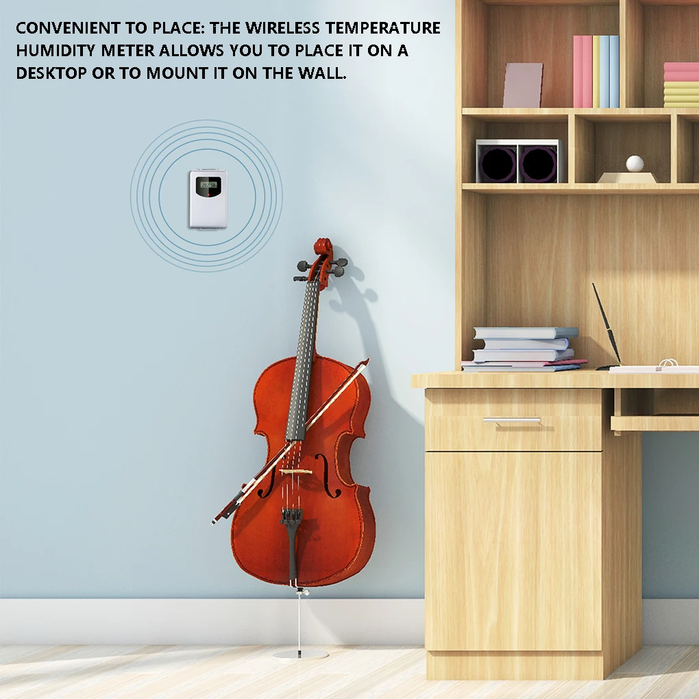 

Digital Wireless Room Temperature Humidity Desktop Meter Living Room Bedroom Weather Station Thermometer Hygrometer