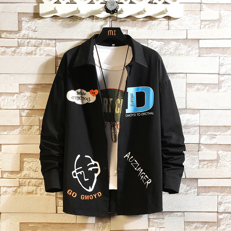 

2022 Spring Men Shirts 100% Cotton New Arrivl Large Size Loose Shirt for Men