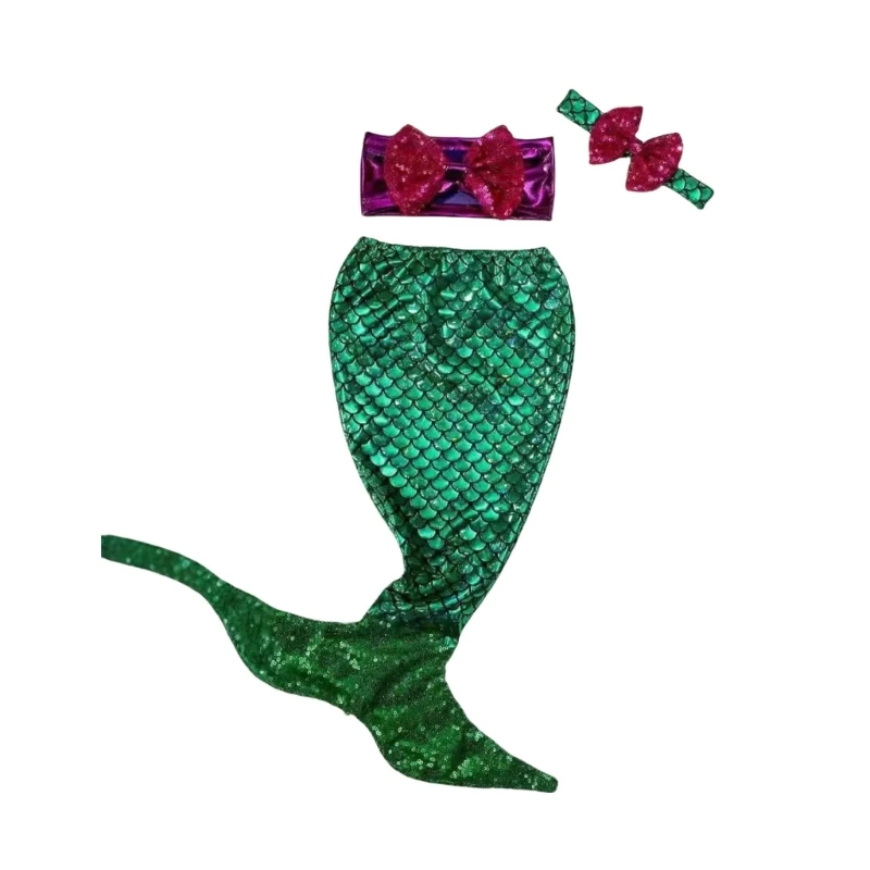 Реквизит для фотосессий новорожденных костюм рыбий хвост реквизит фотосессии