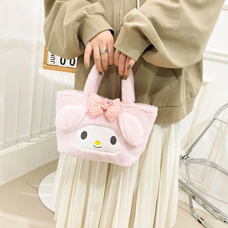 

10 шт., оптовая продажа, новая кукла Sanrio, милая мультяшная Портативная сумка Kuromi, японский мешок для конфет, сумка для куклы, подарок для девочки