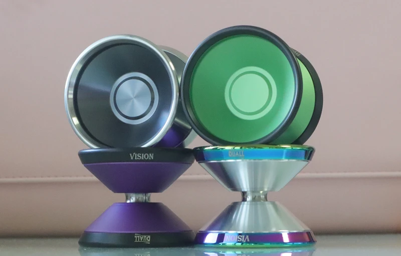 

Новинка 2022, кольцо из нержавеющей стали DUALL VISION yoyo для профессионального соревнования, йо