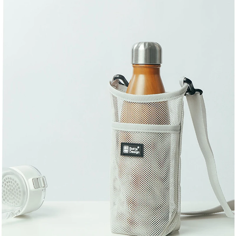 

Outdoor Water Bottle Holder with Adjustable Shoulder Strap Phone Bag Sling Water Bottle Sleeve for Sports Gym Hiking Camping