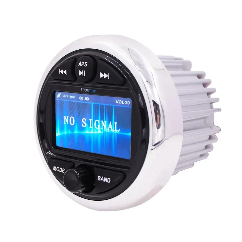 

marine speaker boat waterproof marine speaker with 3" TFT screen player for utv atv yachts boat motorcycles H-301