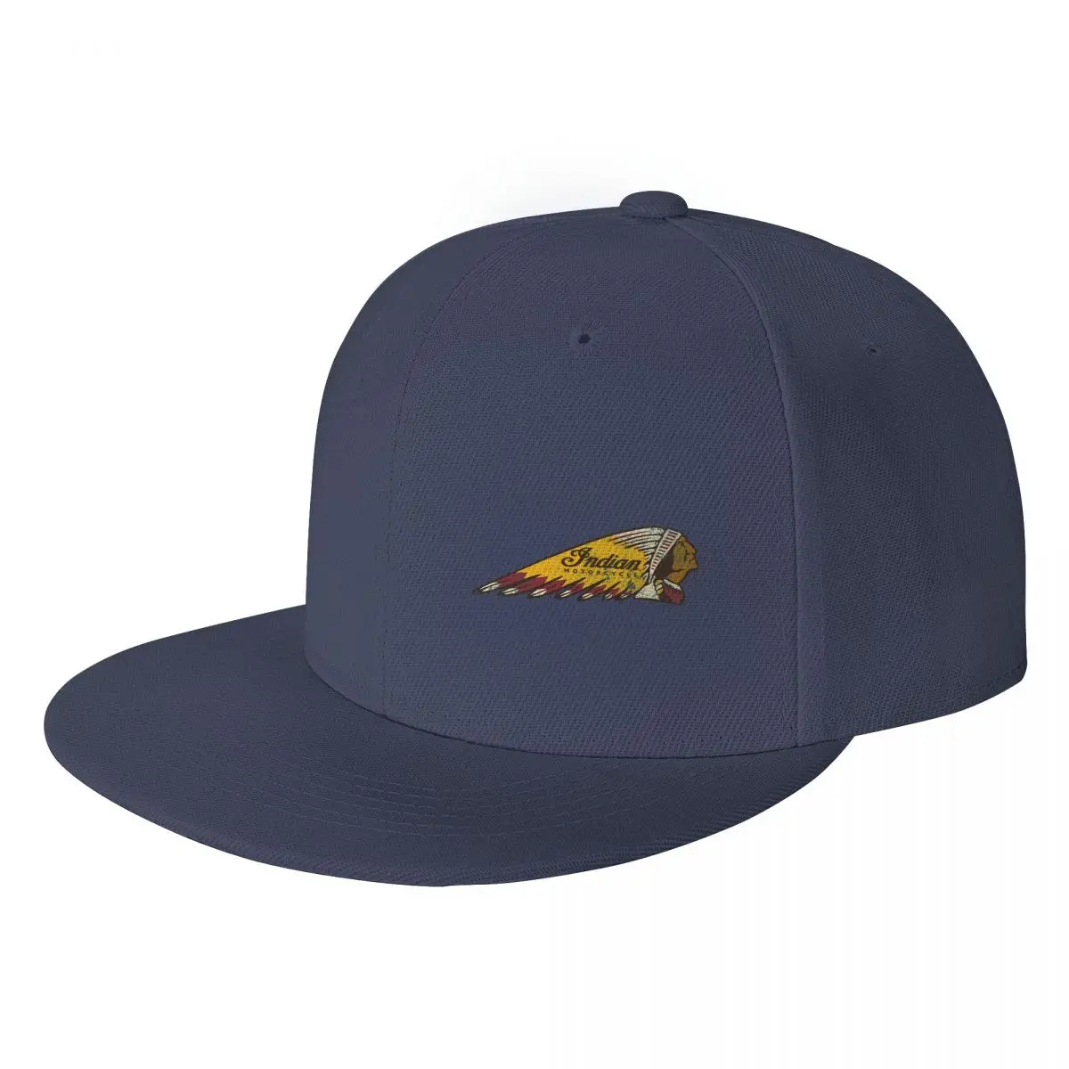 Retro Indian Motorcycles Sign Baseball Hats Unisex Snap Backpack Hat Hip Hop Adjustable Cap Summer