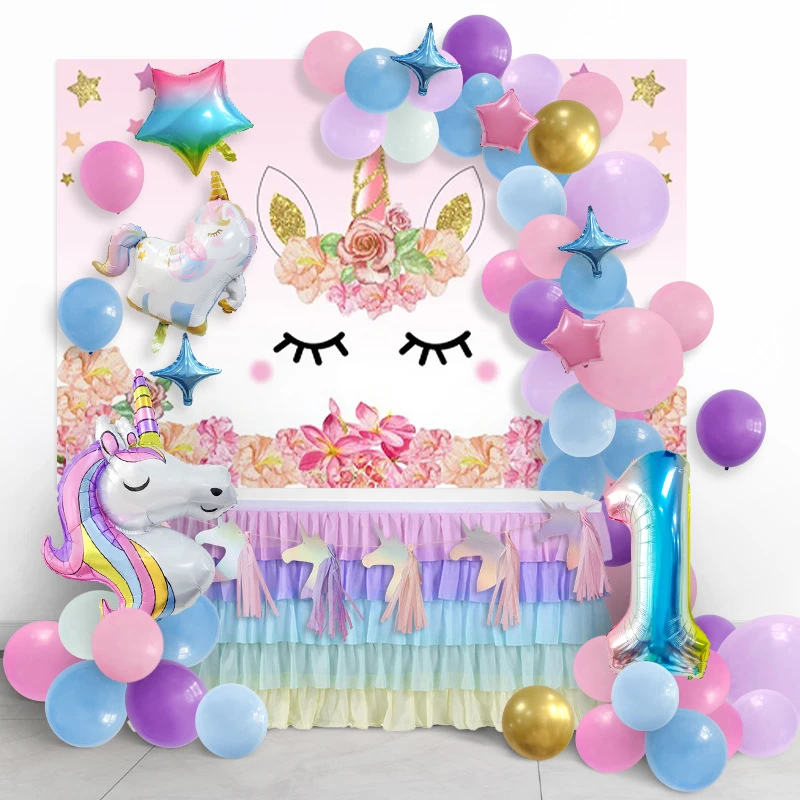 

Волшебный единорог, радуга, макарон, воздушный шар, гирлянда для принцессы, Свадебный декор для девичника, детского дня рождения, вечеринки