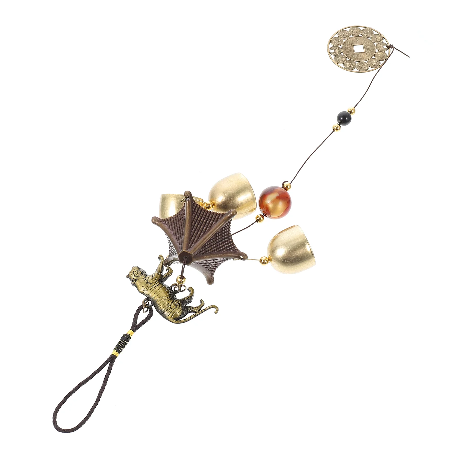 

Wind Chimes Chime Bell Lucky Hanging Wealthgarden Good Ornament Chinese 2022Retro Vintage Window Bells Holiday Outdoor