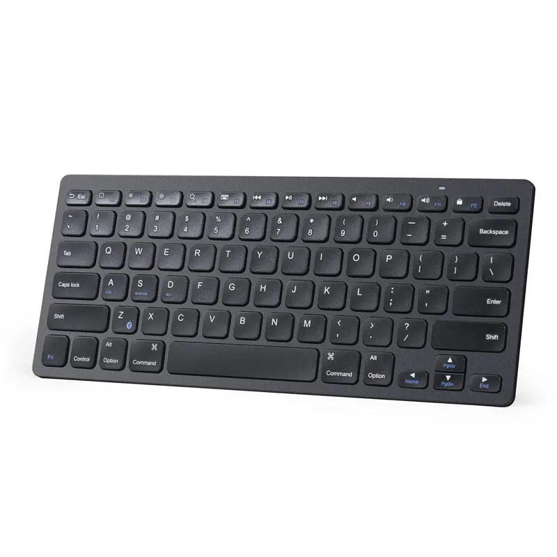 

Bluetooth Ultra-Slim Keyboard for iPad Galaxy Tabs and Other Mobile Devices Black