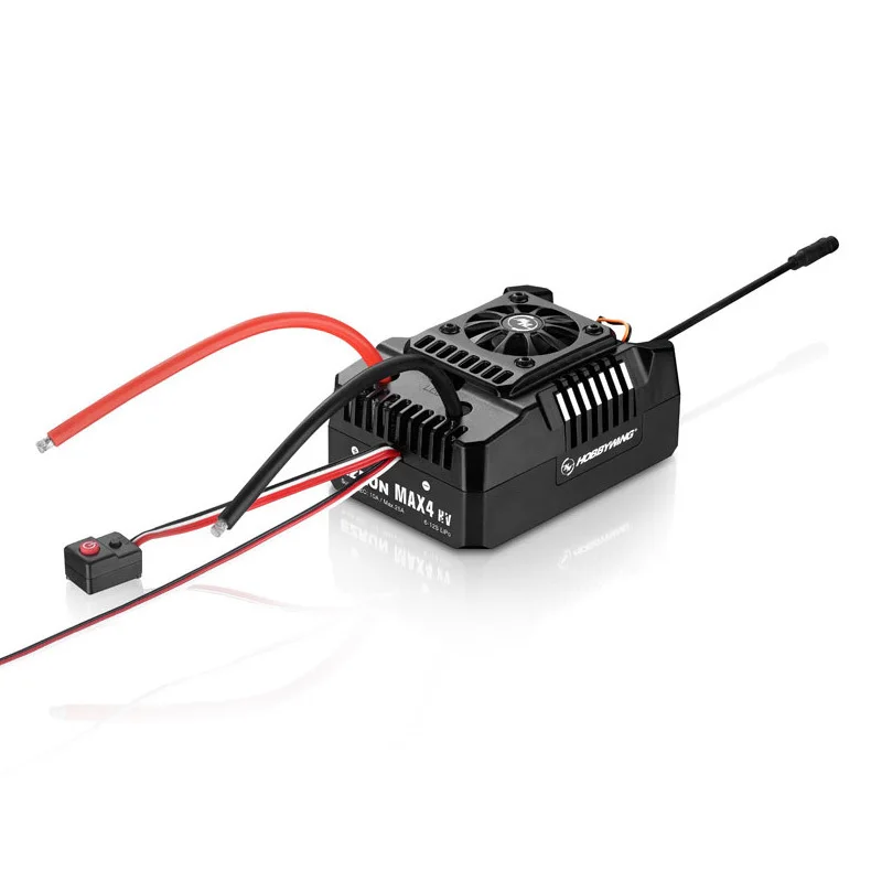 Фото Hobbywing EZRUN MAX4 HV 300A 6-12S Бесщеточный ESC с индукционным двигателем EZRUN 70125SD 560KV подходит для тяжелых условий эксплуатации 1/5 №4