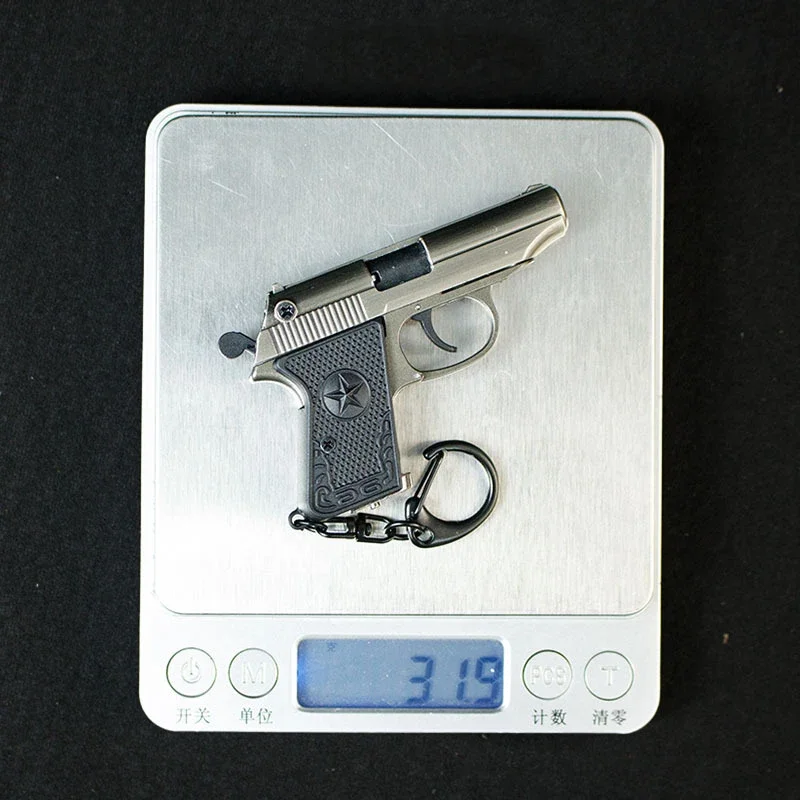 Металлический мини-пистолет 1:3 Type 64 черного цвета