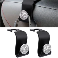 car 3d metal emblem styling rear seat item storage hook shelf for lexus is250 is200 ct200h gs300 ls430 rx450h lx570 es rx ls is